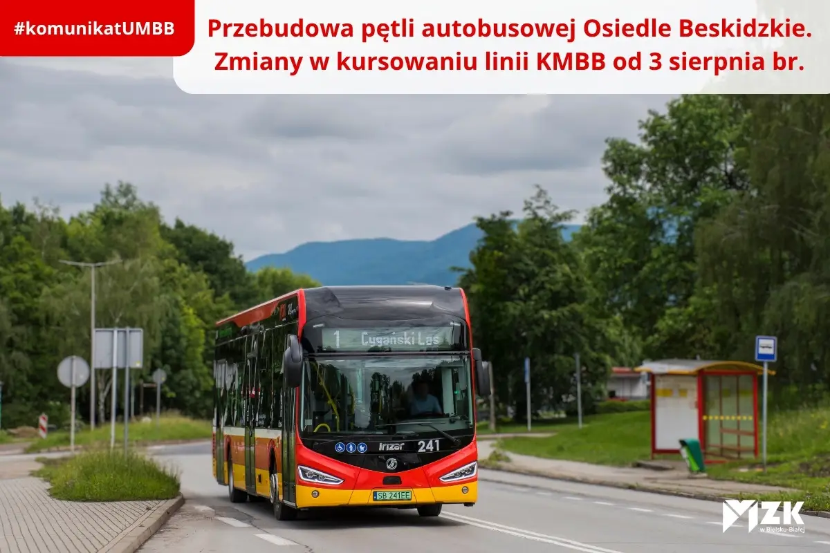 Przebudowa pętli autobusowej na Osiedlu Beskidzkim