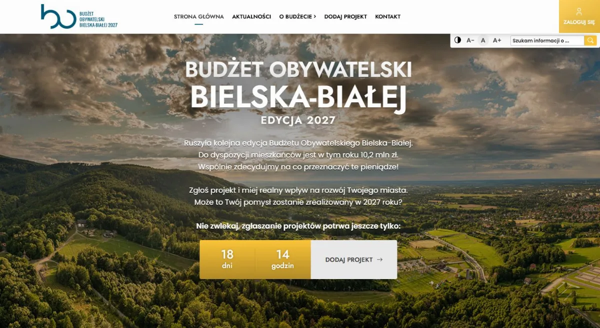 Rozpoczęła się rejestracja projektów do Budżetu Obywatelskiego Bielska-Białej 2027