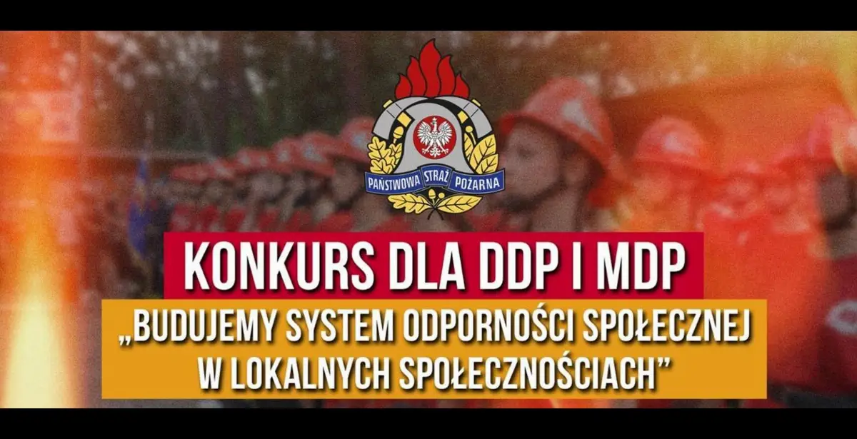 Konkurs dla drużyn pożarniczych na temat odporności społecznej