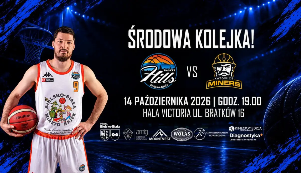 Basket Hills Bielsko-Biała zmierzy się z Miners Katowice w hali Victoria