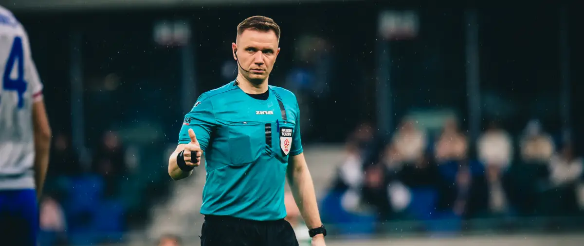 Patryk Świerczek sędzią meczu Chrobry Głogów - Podbeskidzie