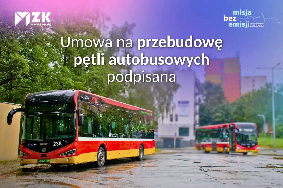 Podpisano umowę na przebudowę pętli autobusowych w Bielsku-Białej