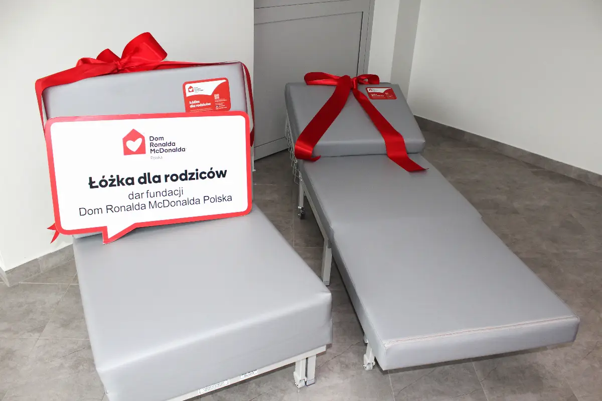 Szpital Pediatryczny w Bielsku-Białej z nowymi łóżkami dla rodziców
