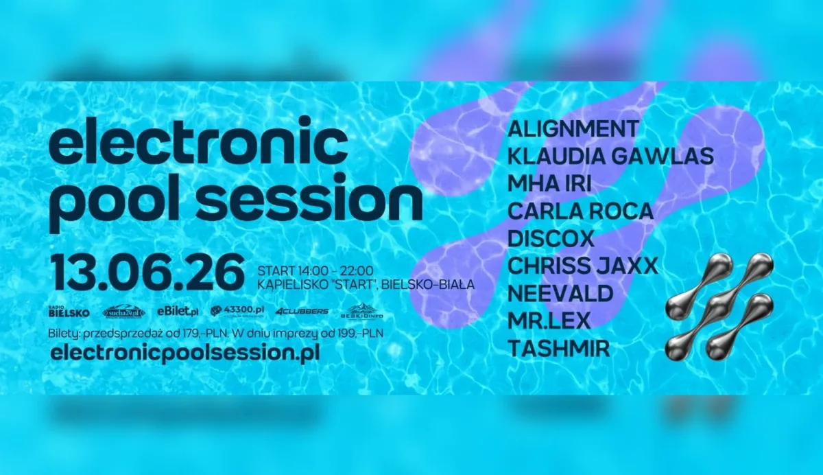 Electronic Pool Session na Pływalni Start 13 czerwca - Muzyka i relaks w Bielsku-Białej