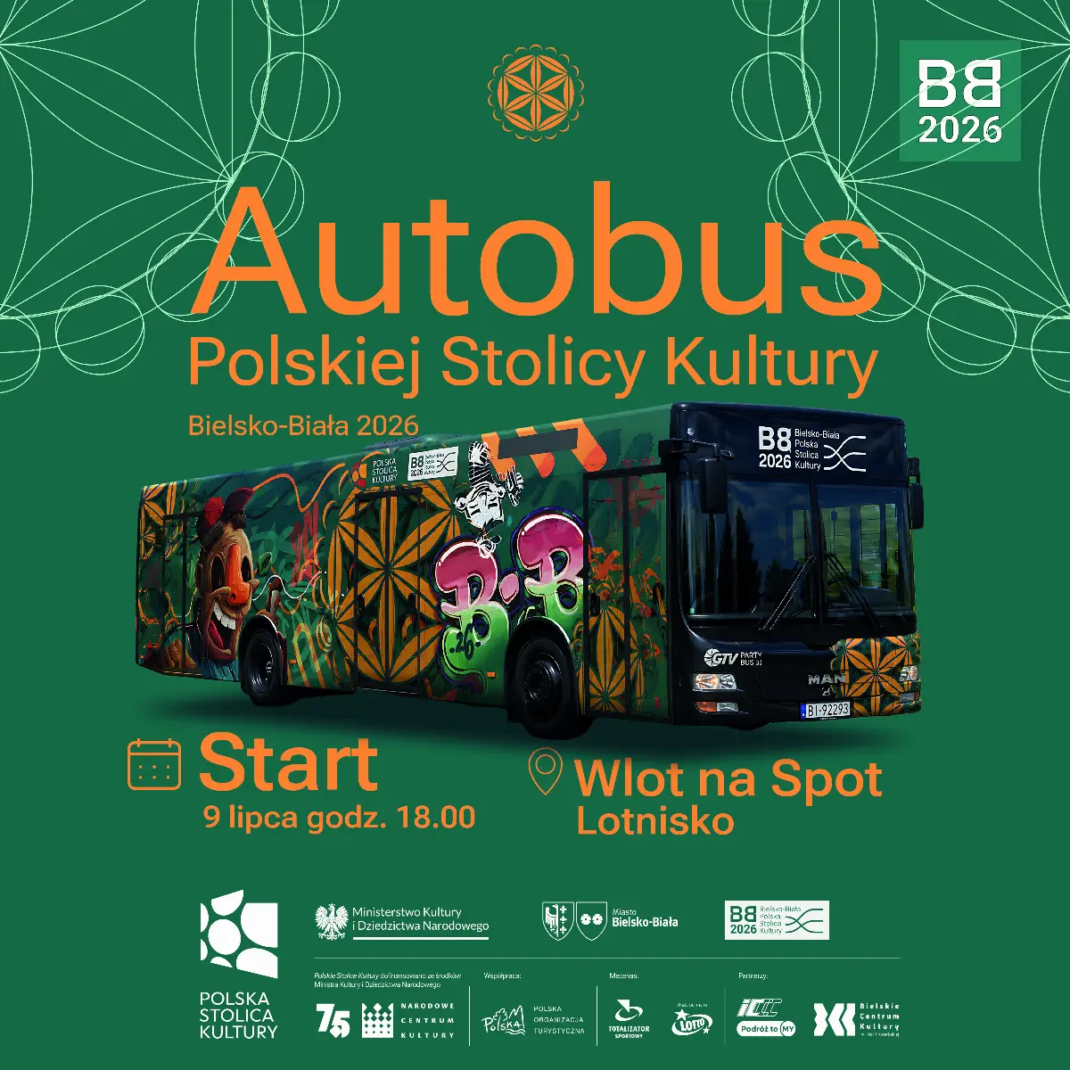 Prezentacja autobusu Bielsko-Biała PSK 2026 w Aleksandrowicach