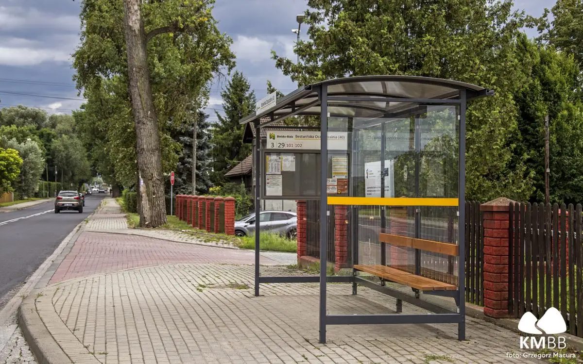 Remont przystanków autobusowych w Bielsku-Białej