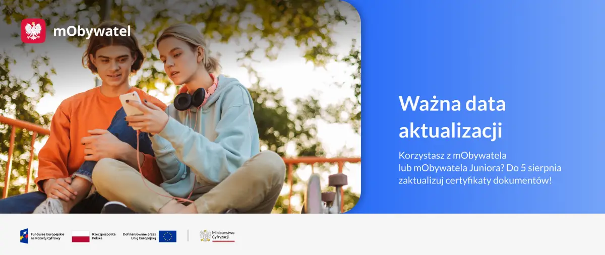 Aktualizacja mObywatela: Zaloguj się do aplikacji do 5 sierpnia