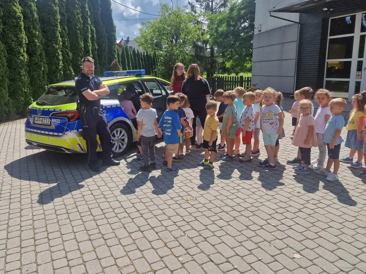 Spotkanie policjantów z przedszkolakami w Bielsku-Białej