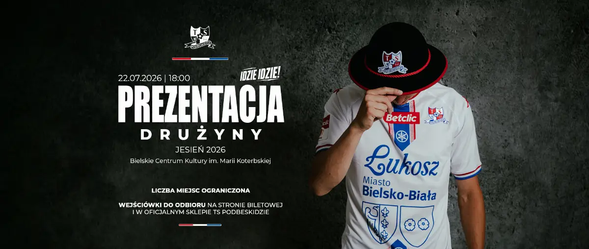 Prezentacja drużyny Podbeskidzia przed sezonem 2026/27 w Bielskim Centrum Kultury