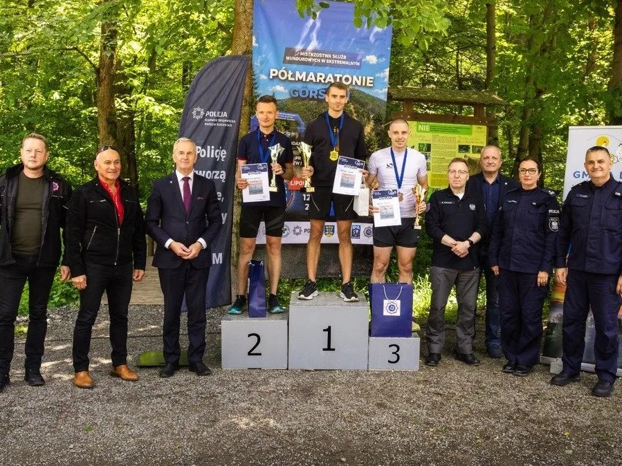 Sukces policjanta z Bielska-Białej w górskim półmaratonie