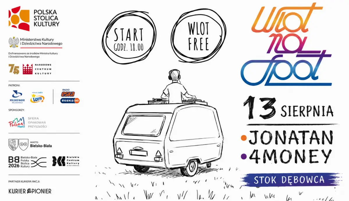Wlot na Spot powraca na Stok Dębowca 13 sierpnia z Jonatanem i 4Money