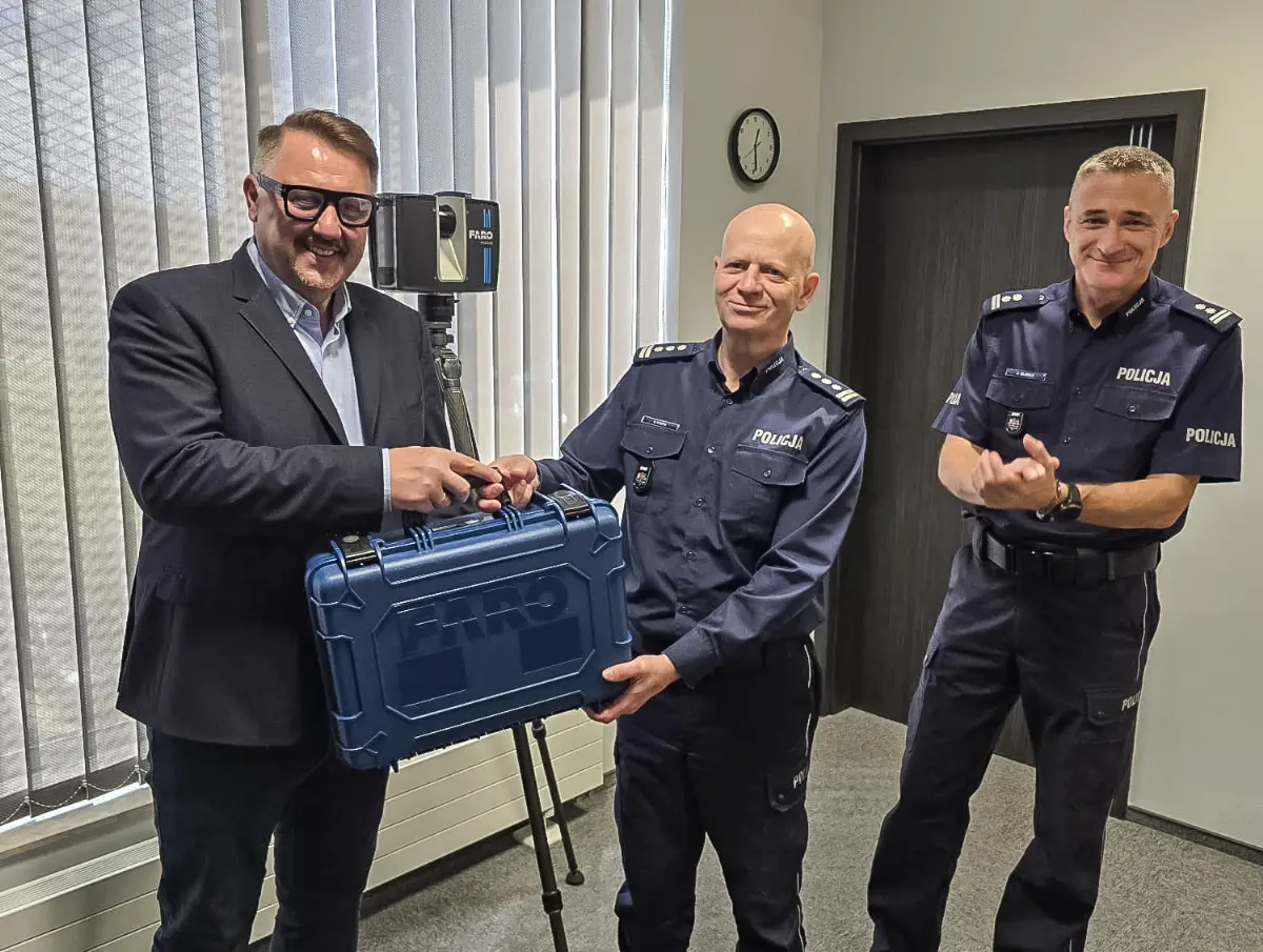 Nowy skaner 3D dla bielskich policjantów