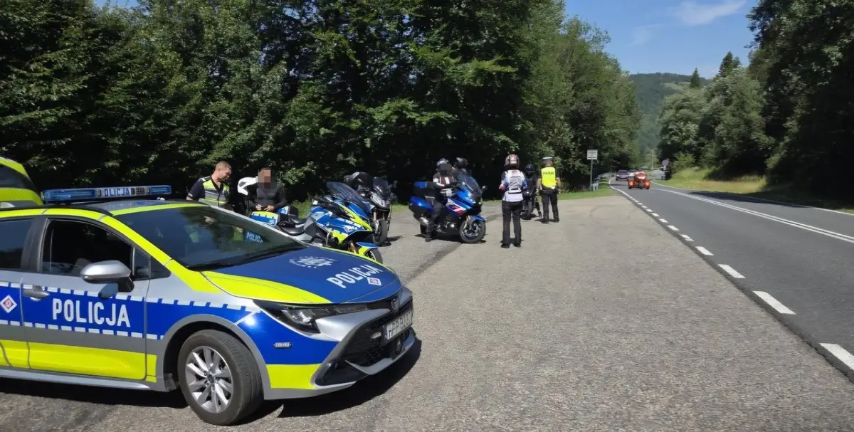 Zwiększone kontrole motocyklistów w Szczyrku